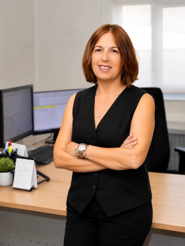 Carmen Cortés del Departamento de Administración de EAM